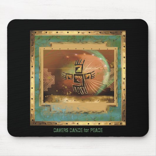 カーバーの平和のためのダンス マウスパッド (正面)