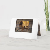 カーバードワゴン石炭油ランプウェスタン 招待状 (裏面)