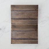 カーバードワゴン石炭油ランプウェスタン 招待状 (内部)