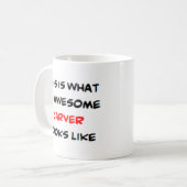 カーバ素晴らしー コーヒーマグカップ (正面左)