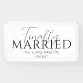 カーバ結婚したナーの最後 横断幕 (横)