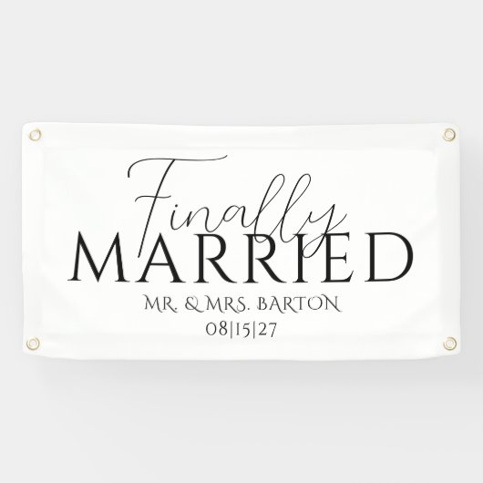 カーバ結婚したナーの最後 横断幕 (横)