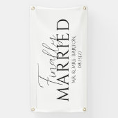 カーバ結婚したナーの最後 横断幕 (縦)