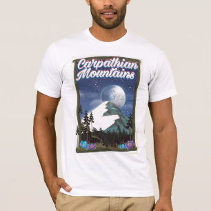 カーパシアンマウンテンズトラベルポスター Tシャツ