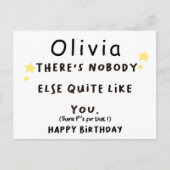 カーパーソナライズされたド、あなたのような誰もいない ポストカード (正面)