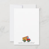 カーパーソナライズされたド ノートカード (裏面)