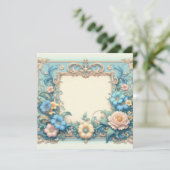 カーパーソナライズされた空白のドテンプレート-招待状 招待状 (スタンド正面)