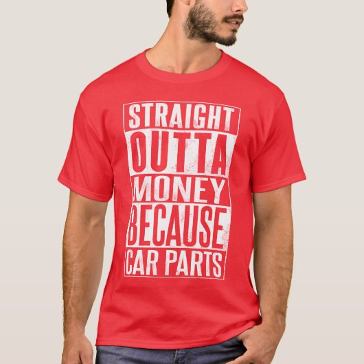 カーパーツ家族だからこそ言える Money Tシャツ (正面)