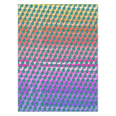 カーパープルピンクテーブルクロス テーブルクロス (正面)