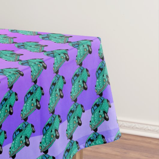 カーパープルピンクテーブルクロス テーブルクロス (インサイチュ)