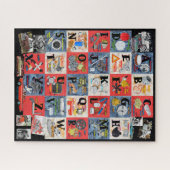 カーパー車のツアルファベットパズル ジグソーパズル (横)