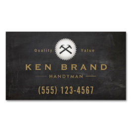 カーパ素朴ンマーソー建築ロゴBusi マグネット名刺