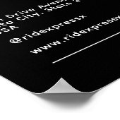 カービジネス、ブラック ポスター (角)