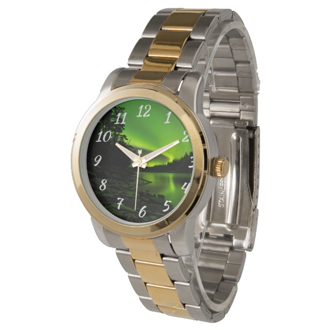 カービングオーロラ 腕時計 (アングル)