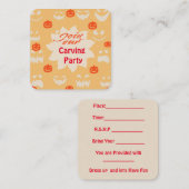 カービングパーティー: ノートカード (正面/裏面)