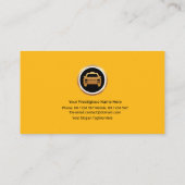 カービング先輸送路黄色タクシー 名刺 (裏面)