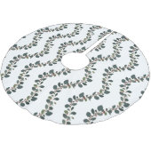 カービン離れグとベリーがクリスマスホリデーをスプレー ブラッシュドポリエステルツリースカート (アングル)