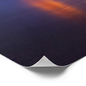 カービーコーブから夕暮れ時のゴールデンゲートブリッジ ポスター (角)