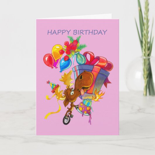カービーザムースヴェルムオシン誕生日カード カード (正面)