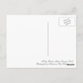 カービービーチ – 小さな天国 ポストカード (裏面)