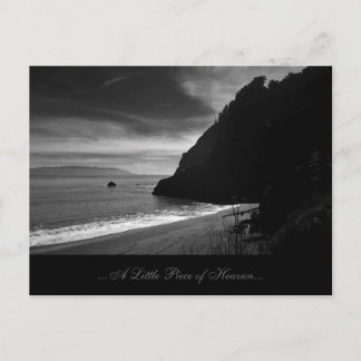 カービービーチ – 小さな天国 ポストカード