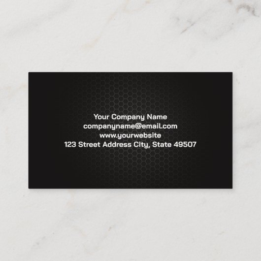 カーピストン |自動修復ロゴ 名刺 (裏面)