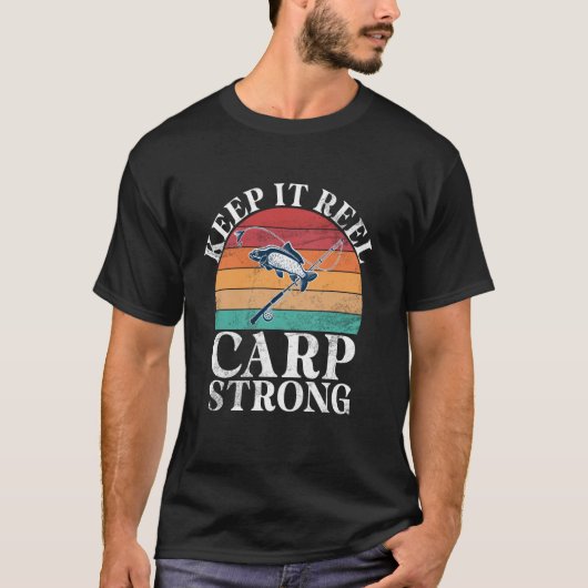カーピングを楽しもう カープフィッシング Tシャツ (正面)