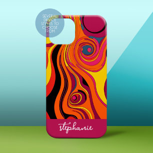 カーファンキーブ付きモダン旋回デザイン – スクリプト名 Case-Mate iPhone 14ケース