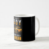 カーファンボーイことわざ おもしろい コーヒーマグカップ (正面右)