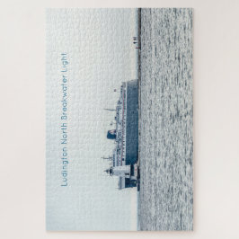 カーフェリーでLudington North Breakwater Light ジグソーパズル