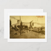 カーフェリーアット波止場、グランドヘイブン、ミシガン ポストカード (正面/裏面)