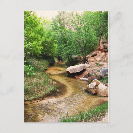 カーフクリーク滝 ポストカード (正面)