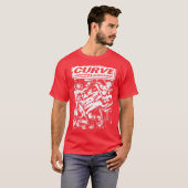 カーブがおもしろい Tシャツ (正面フル)
