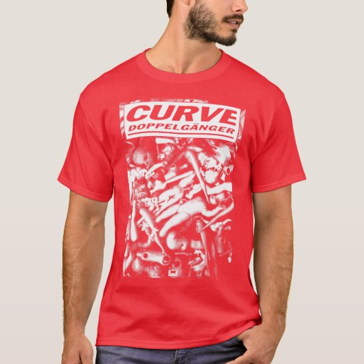 カーブがおもしろい Tシャツ (正面)