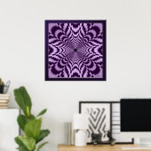 カーブした宇宙 ポスター (ホームオフィス)