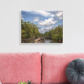 カーブした歩道 キャンバスプリント (インサイチュ (リビング))