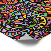 カーブと球体 ポスター (角)