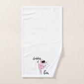 『カーブの女神』 バスタオルセット (ハンドタオル)