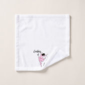 『カーブの女神』 バスタオルセット (ウォッシュタオル)