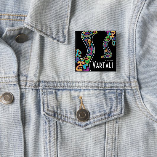 カーブの懇願のVartaliの正方形ボタン 缶バッジ (インサイチュ)