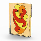 カーブの採用（黄色、赤、オレンジ） フォトブロック (右)