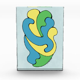 カーブの採用（黄、青、緑） フォトブロック