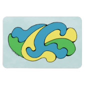 カーブの採用（黄、青、緑） マグネット (横)