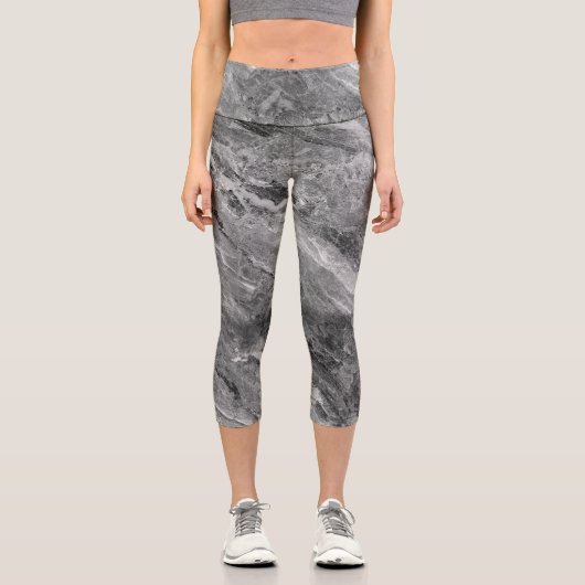 カーブを左右に抱き締めるレギンス カプリレギンス (正面)