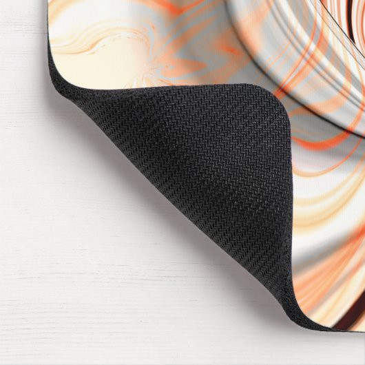 カーブデザイン付きスムースカラーテクスチャの「舌」 マウスパッド (コーナー)