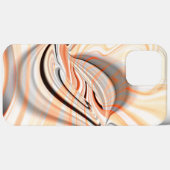 カーブデザイン付きスムースカラーテクスチャの「舌」 Case-Mate iPhoneケース (裏面 (横))