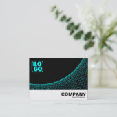 カーブフット – シアン 名刺 (スタンド正面)