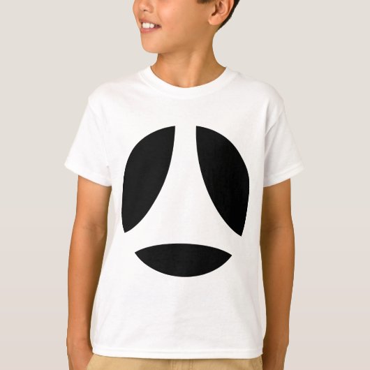 カーブボール矢印 Tシャツ (正面)