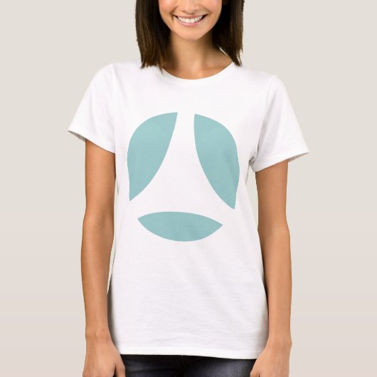 カーブボール矢印 Tシャツ (正面)