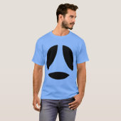 カーブボール矢印 Tシャツ (正面フル)